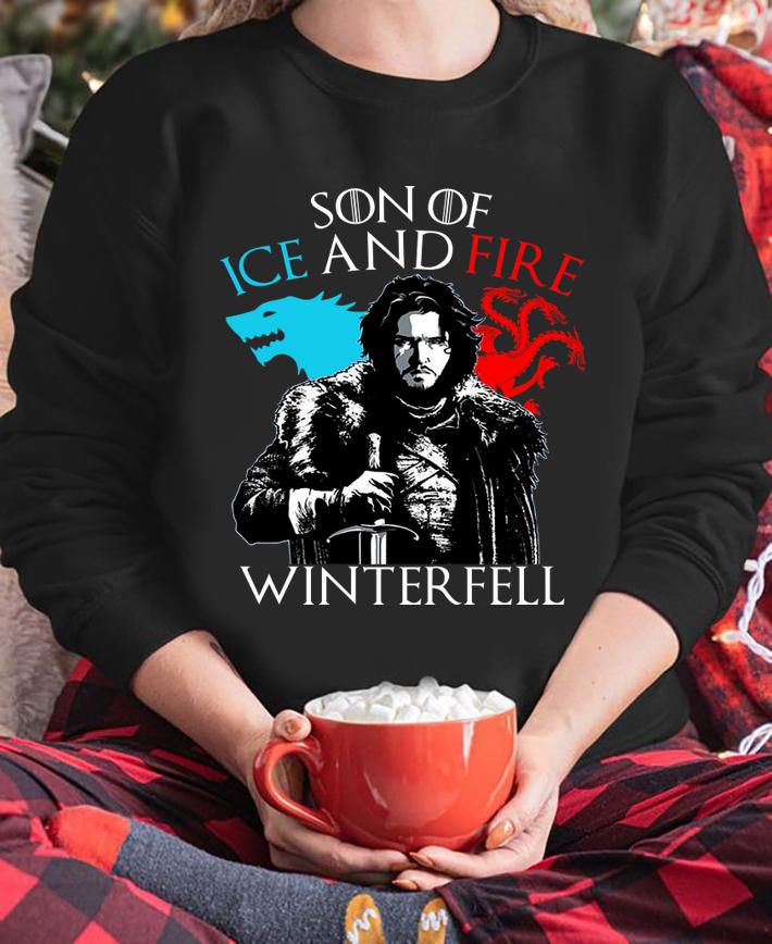 Son Of Ice And fire Winterfell Jon Snow t-shirt sweatshirt