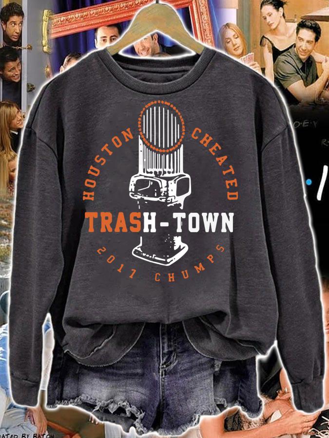 Trevor Bauer Houston Cheated Trash Town t-shirt sweatshirt