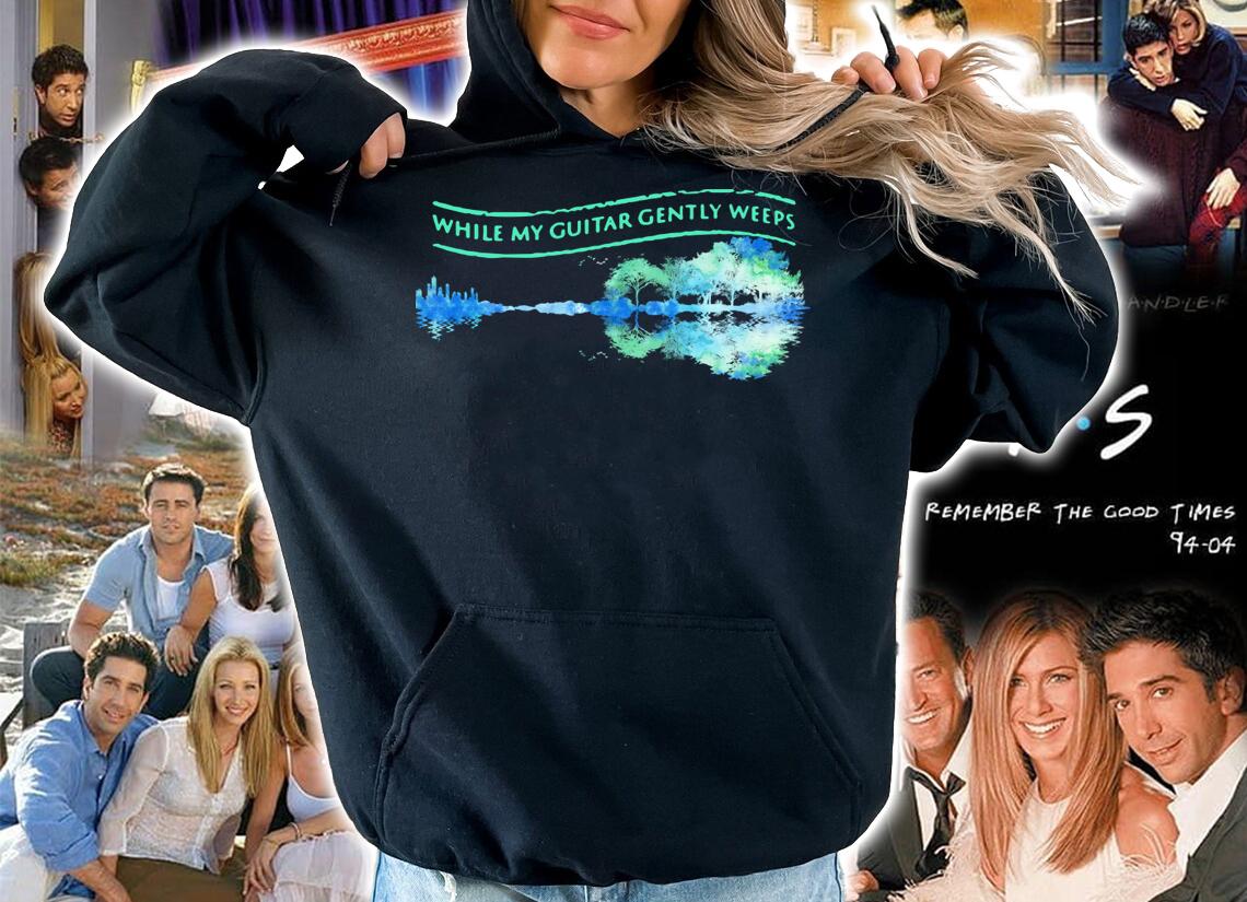 While My Guitar Gently Weeps Guitar LAke t-shirt hoodie