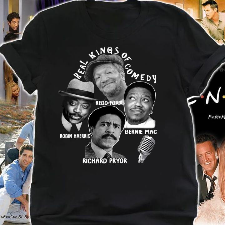 Redd Foxx Robin Harris Bernie Mac Richard Pryor Real Kings Of Comedy t-shirt shirt