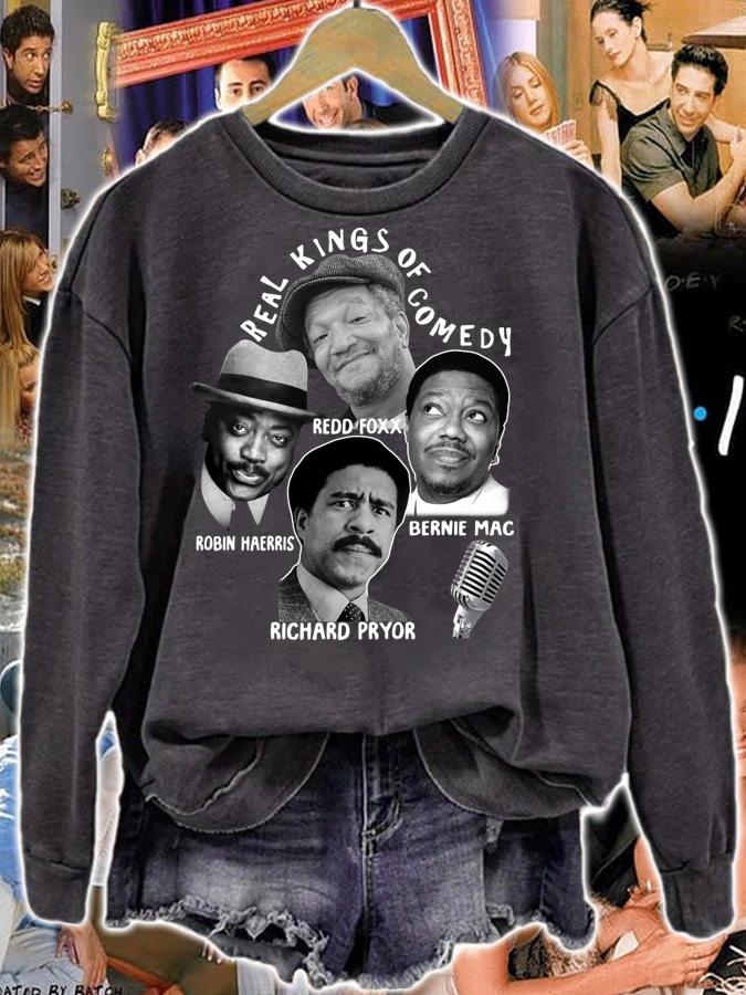 Redd Foxx Robin Harris Bernie Mac Richard Pryor Real Kings Of Comedy t-shirt sweatshirt