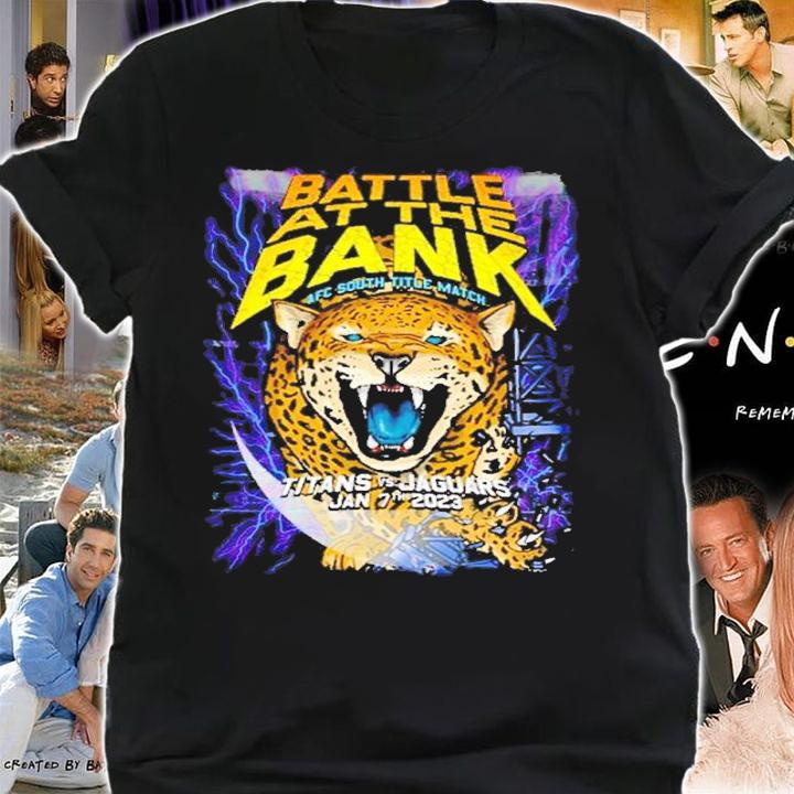 Battle at The Bank AFC South Title Match Titans vs Jaguars Jan 7th 2023 shirt t-shirt shirt