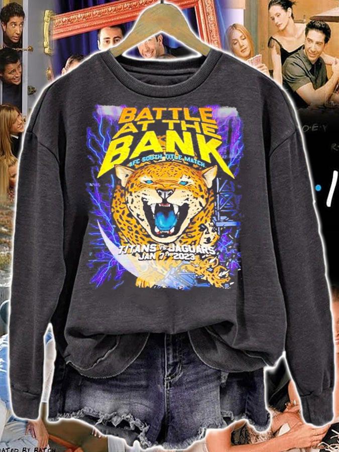 Battle at The Bank AFC South Title Match Titans vs Jaguars Jan 7th 2023 shirt t-shirt sweatshirt