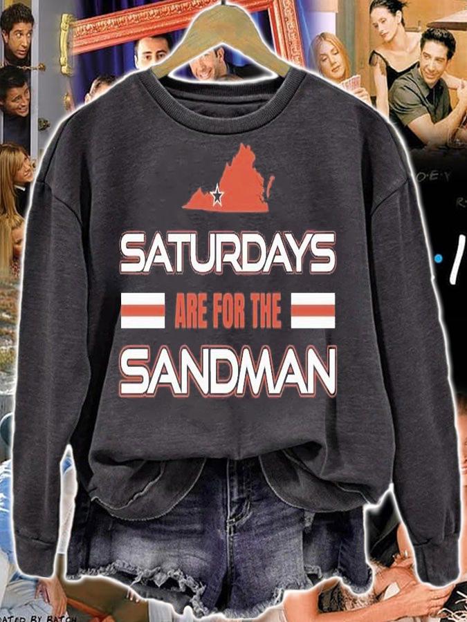 Best saturdays Are For The Sandman Virginia Tech shirt t-shirt sweatshirt