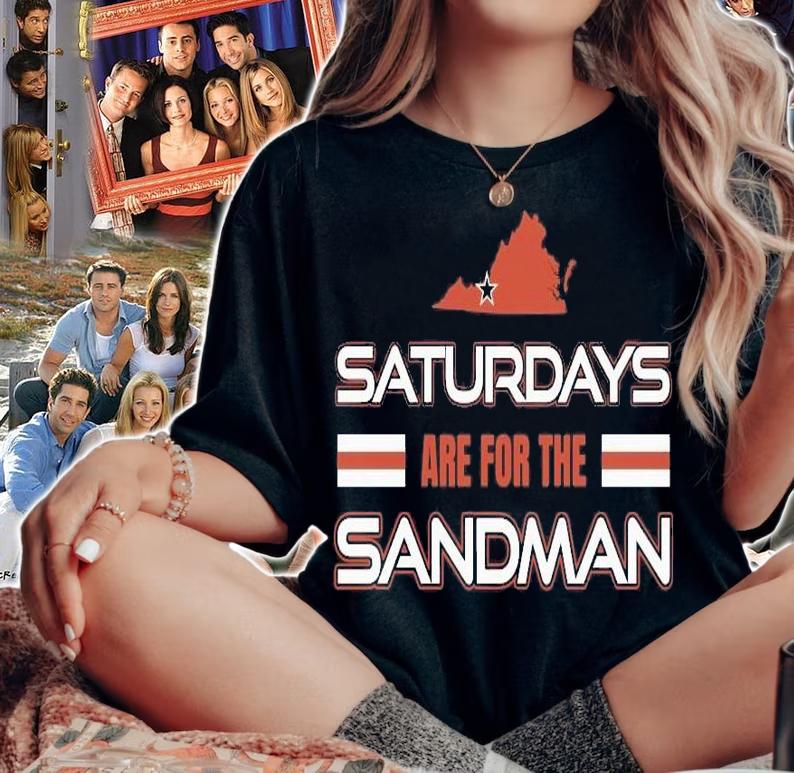 Best saturdays Are For The Sandman Virginia Tech shirt t-shirt woman shirt