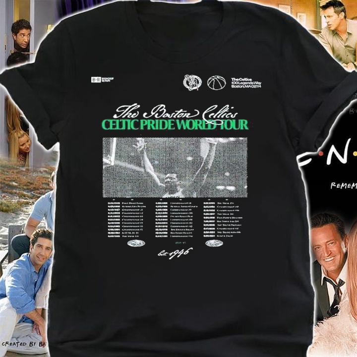 Celtics World Tour Poster shirt t-shirt shirt