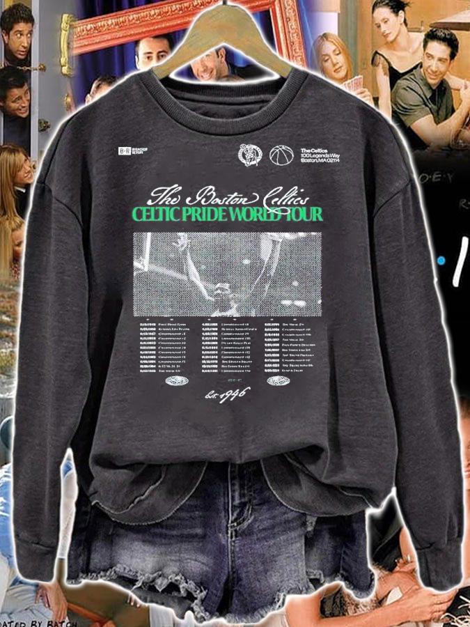 Celtics World Tour Poster shirt t-shirt sweatshirt