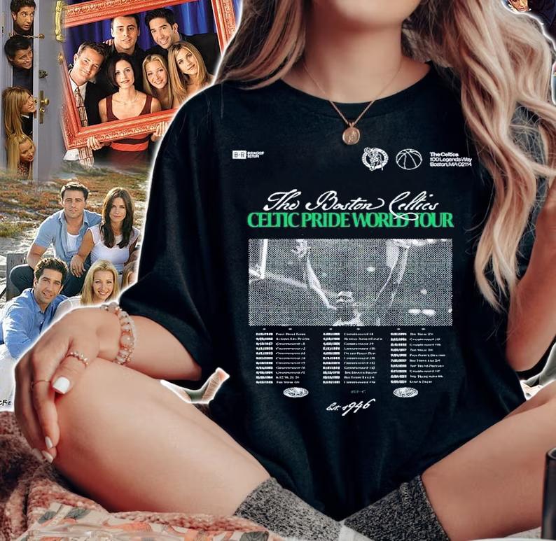 Celtics World Tour Poster shirt t-shirt woman shirt