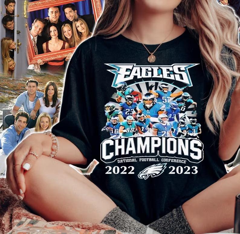 Eagles Champions National Football Conference 2022 2023 shirt t-shirt woman shirt