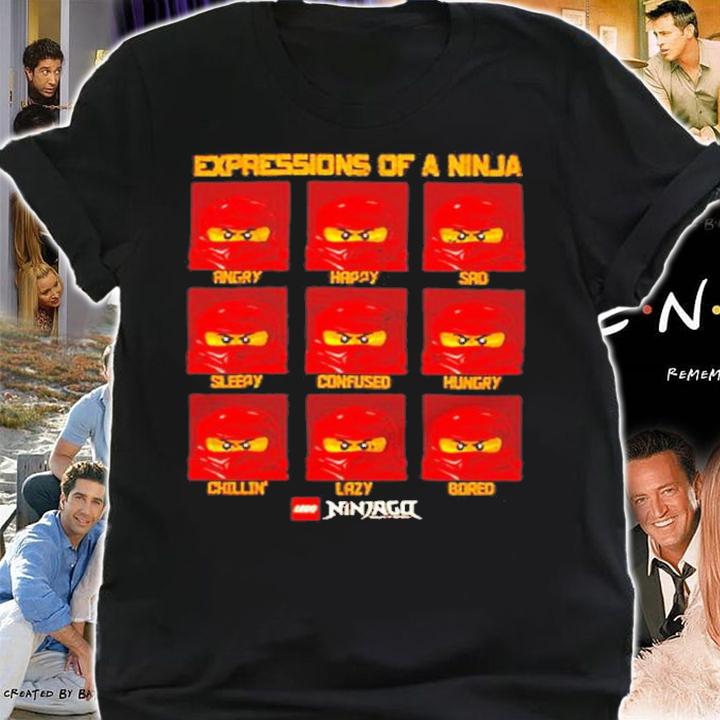 Expressions Of A Ninja Lego Ninjago shirt t-shirt shirt