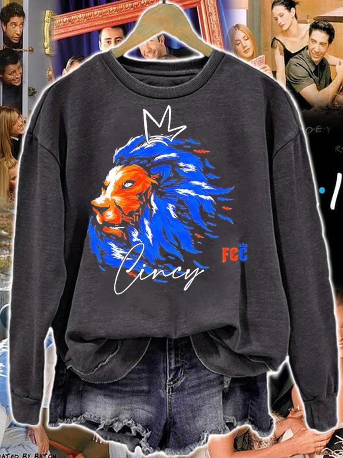 FC Cincinnati Lion Head Sketch shirt t-shirt sweatshirt