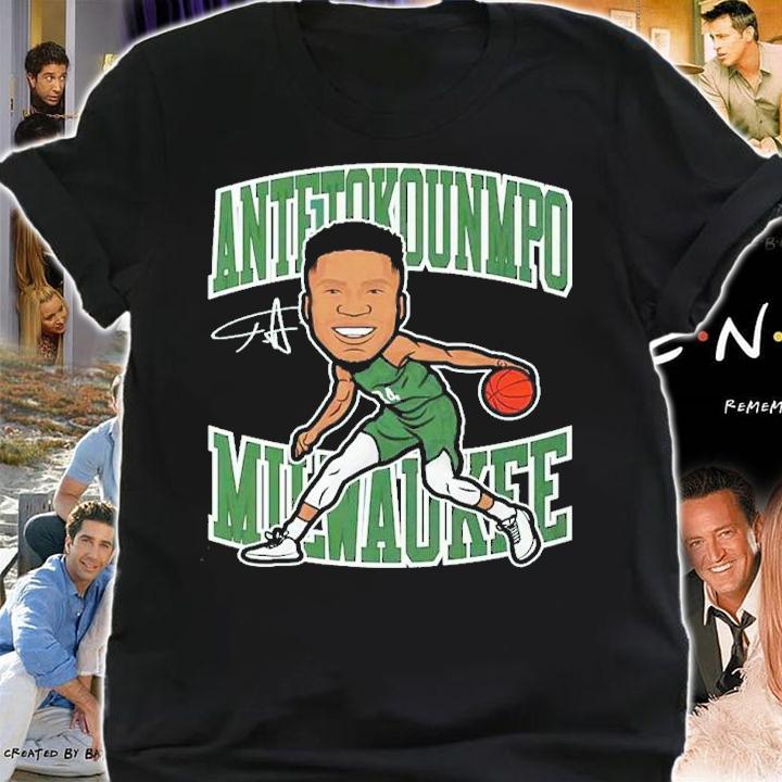 Giannis Antetokounmpo Milwaukee Toon Basketball Shirt t-shirt shirt