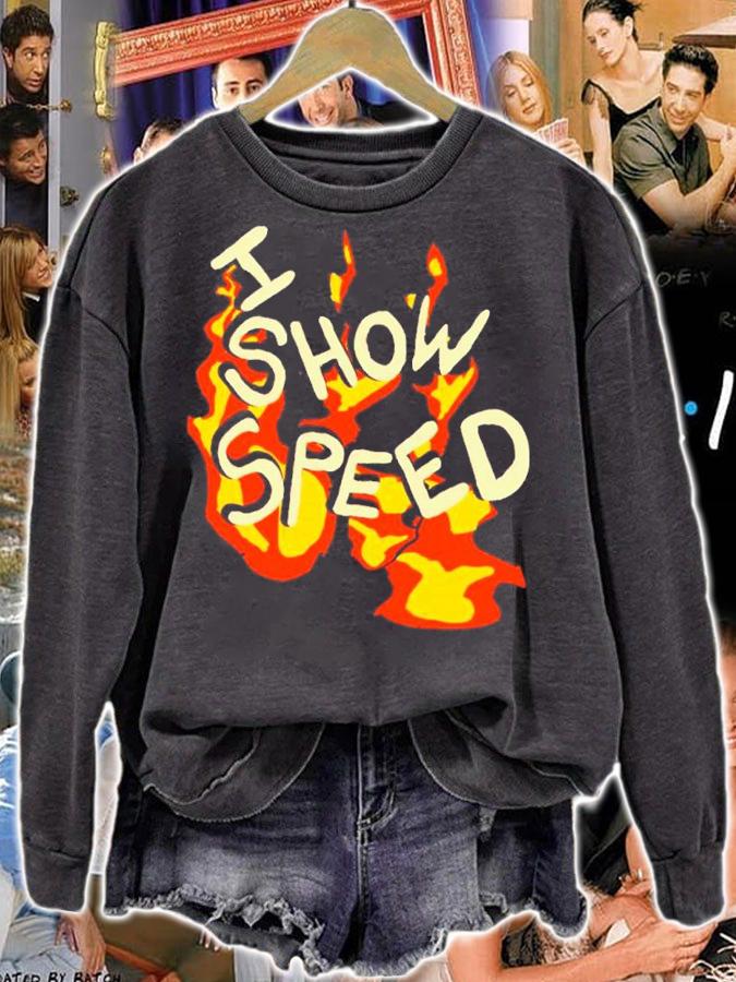 I Show Speed Fire Tee Bro Shirt t-shirt sweatshirt