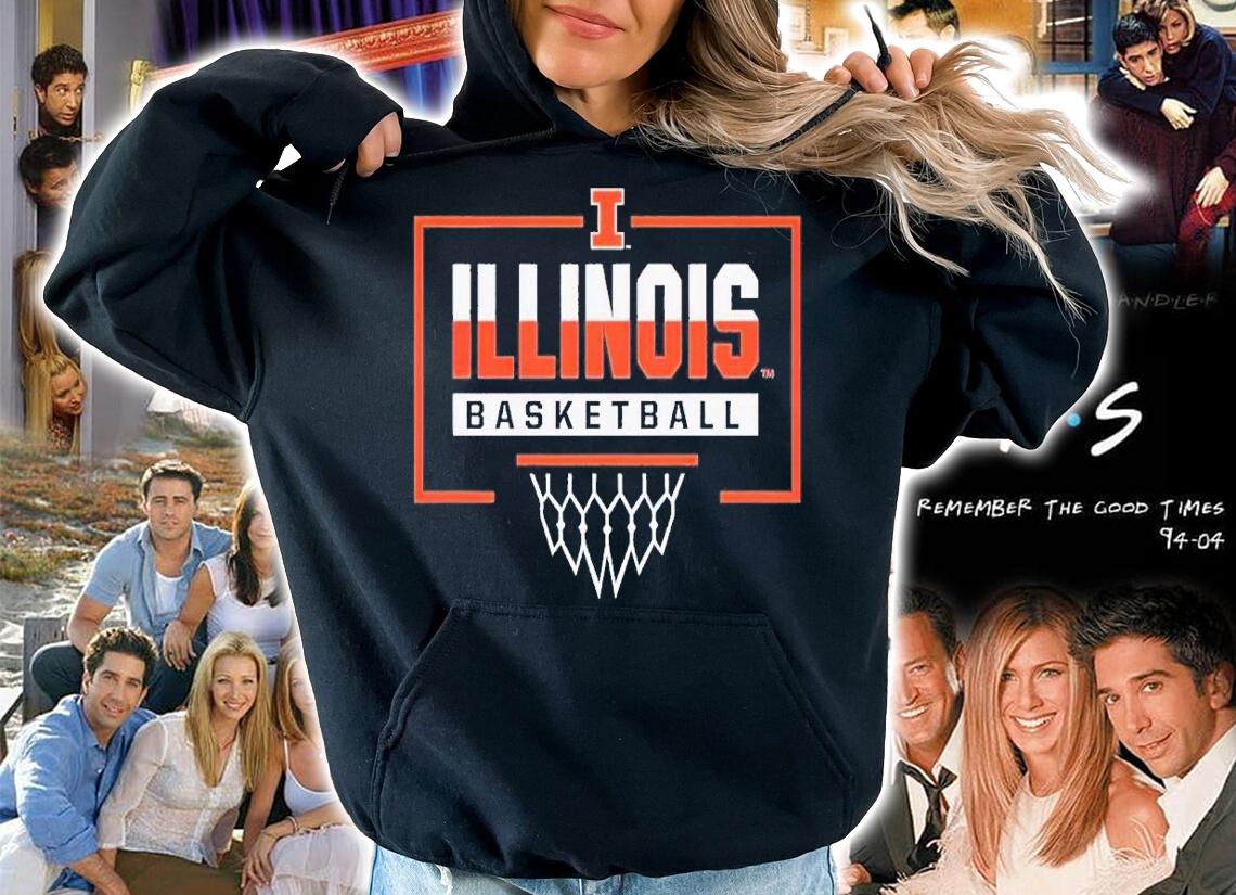 Illinois basketball backboard shirt t-shirt hoodie