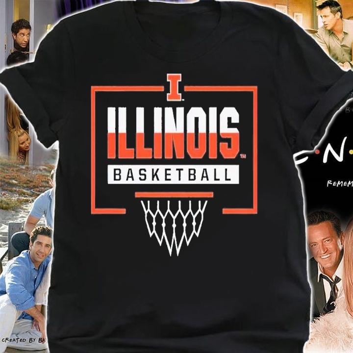 Illinois basketball backboard shirt t-shirt shirt