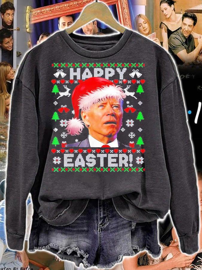Merry Easter Joe Biden Christmas Shirt t-shirt sweatshirt