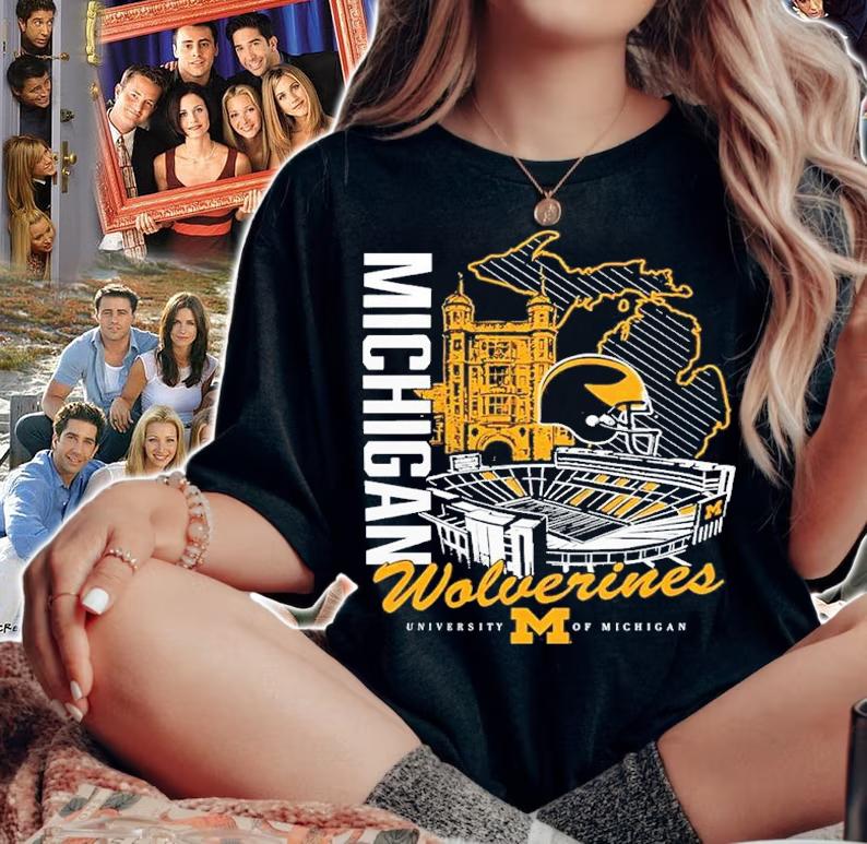 Michigan Wolverines University Of Michigan Shirt t-shirt woman shirt