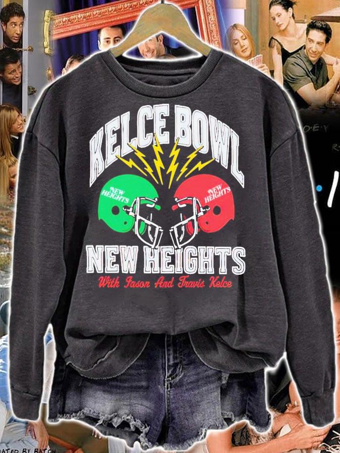 New Heights Kelce Bowl With Jason & Travis Kelce shirt t-shirt sweatshirt