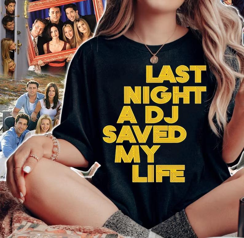Bill Brewster and Frank Broughton last night a DJ saved my life shirt t-shirt woman shirt