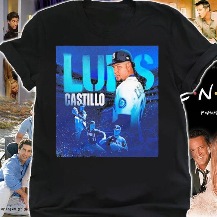 Luis Castillo 21 in Seattle Mariners shirt t-shirt shirt