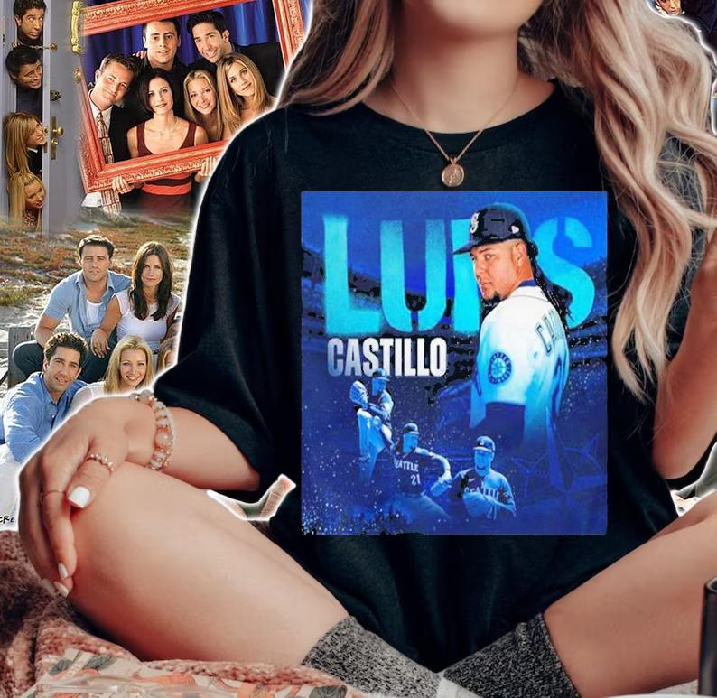Luis Castillo 21 in Seattle Mariners shirt t-shirt woman shirt