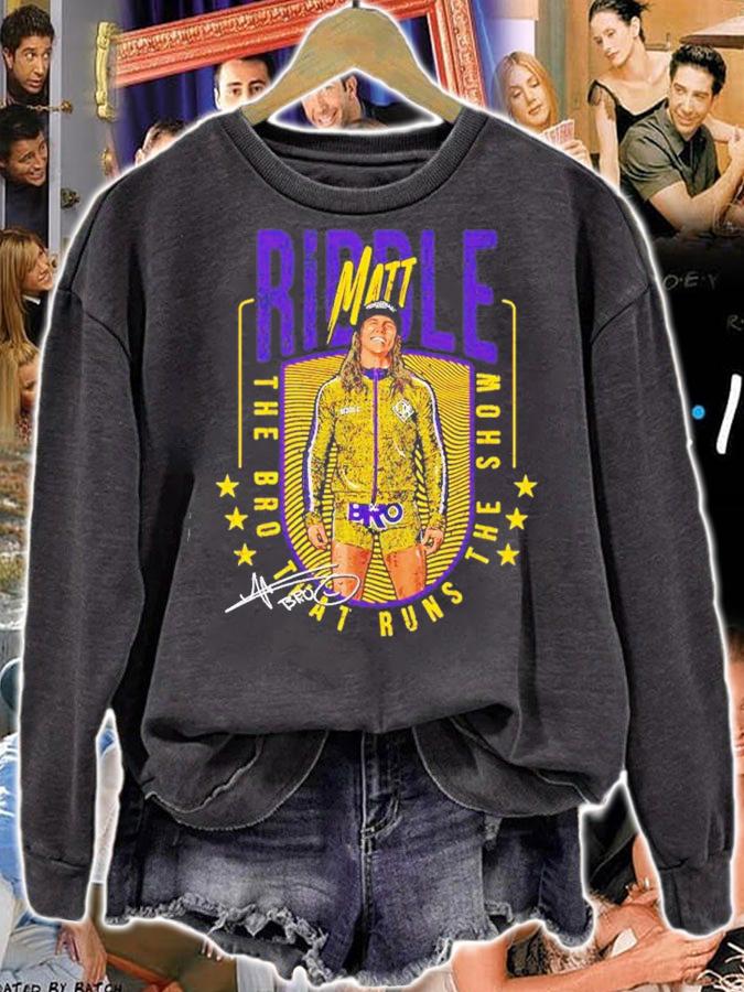 Riddle Run The Show shirt t-shirt sweatshirt