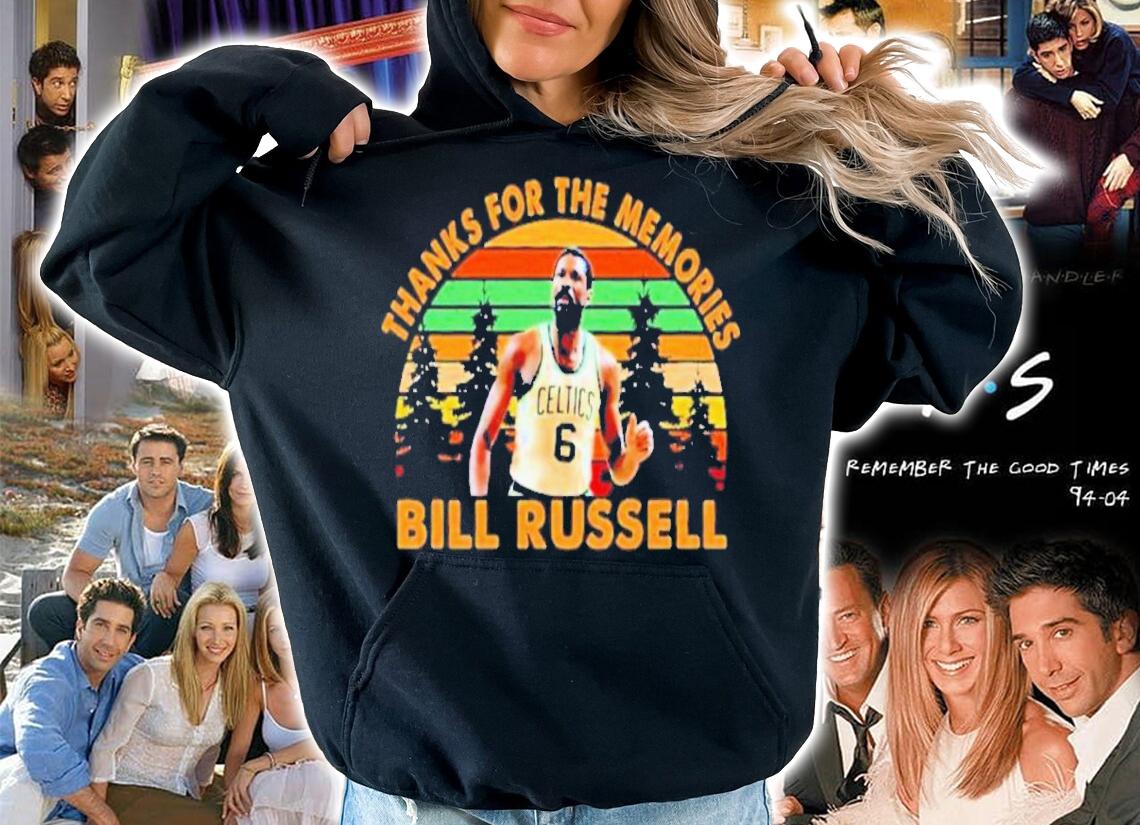 Bill Russell Thanks For The Memories Vintage Shirt t-shirt