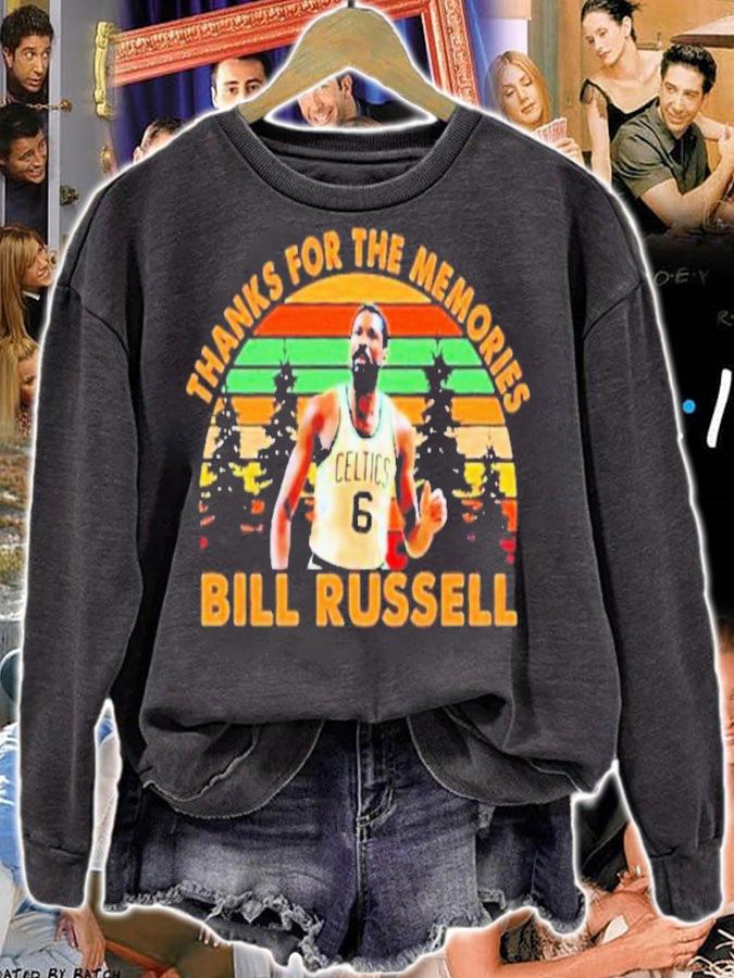 Bill Russell Thanks For The Memories Vintage Shirt t-shirt