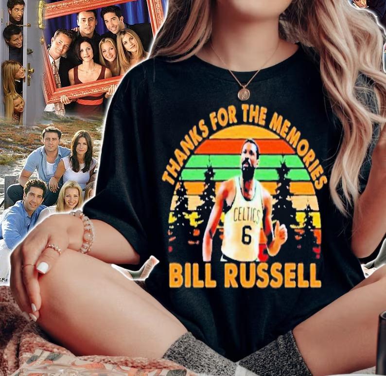 Bill Russell Thanks For The Memories Vintage Shirt t-shirt