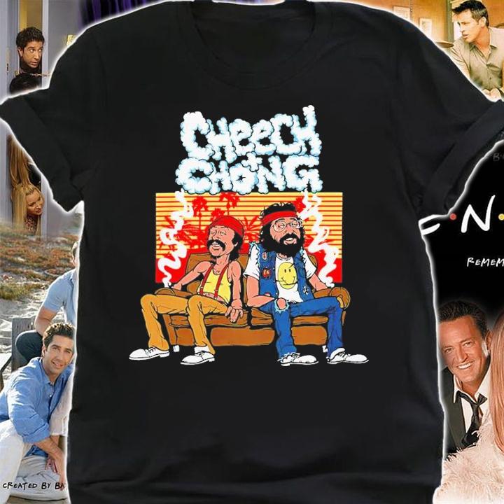 Cheech And Chong Couch Locked Red T Shirt t-shirt