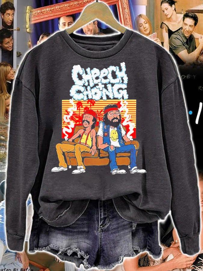 Cheech And Chong Couch Locked Red T Shirt t-shirt