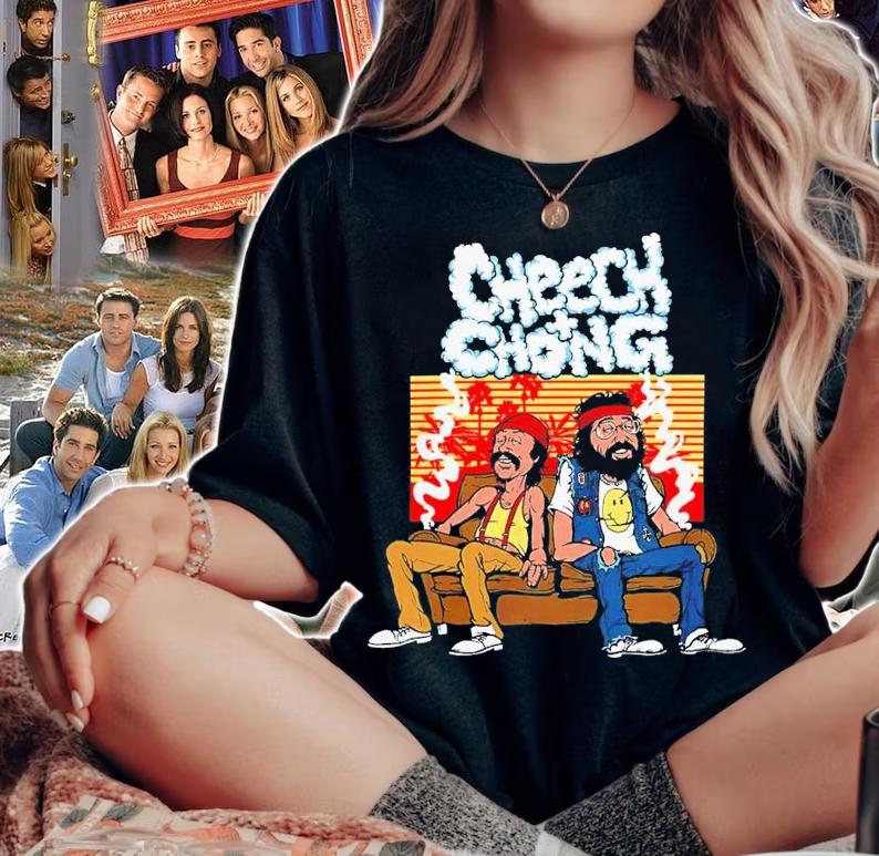Cheech And Chong Couch Locked Red T Shirt t-shirt