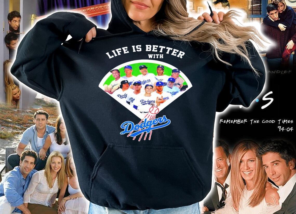 Life is better with LA Dodgers T-shirt t-shirt