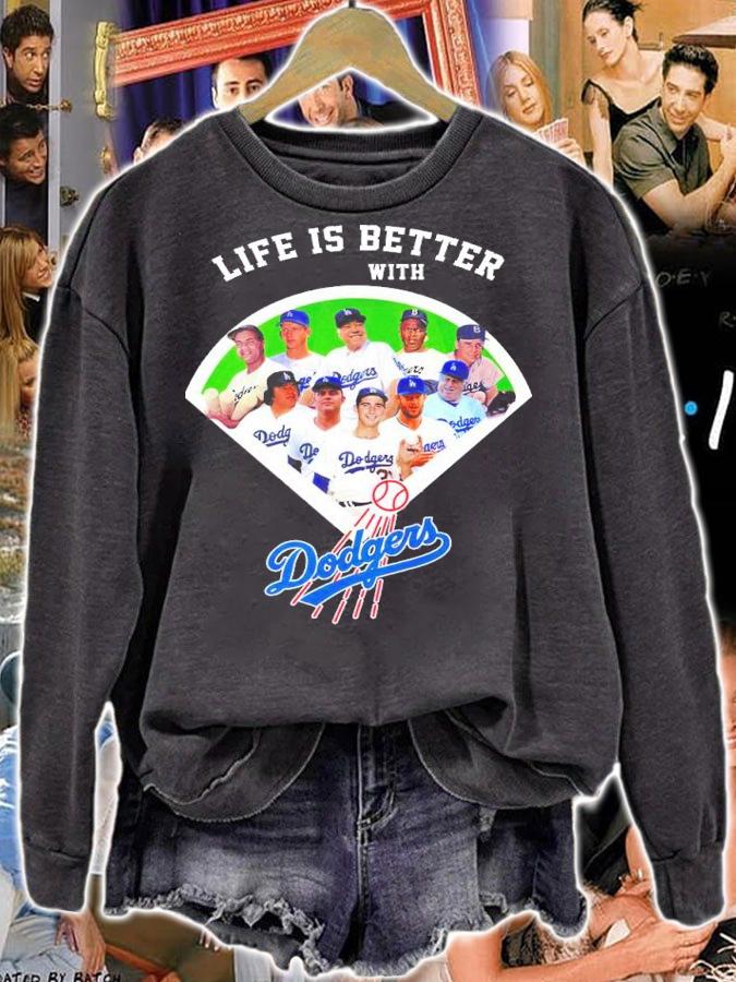 Life is better with LA Dodgers T-shirt t-shirt