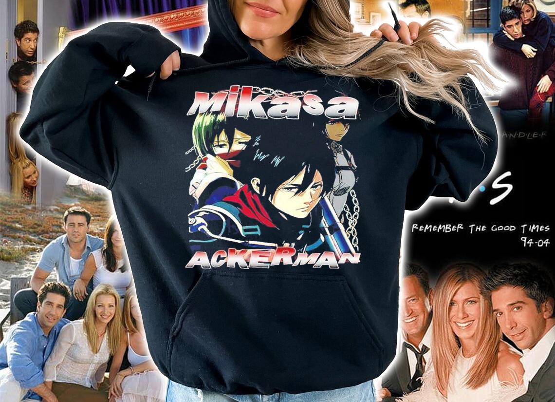 Mikasa Attack On Titan Anime Levi Ackerman Eren Yeager Mikasa Ackerman Aot Aot Anime Shirt t-shirt