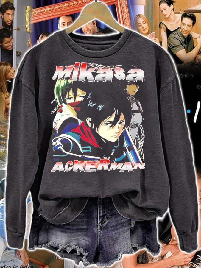 Mikasa Attack On Titan Anime Levi Ackerman Eren Yeager Mikasa Ackerman Aot Aot Anime Shirt t-shirt