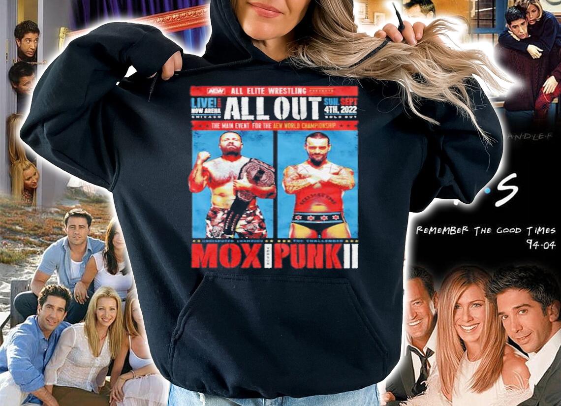 Main event Jon Moxley vs CM Punk shirt t-shirt