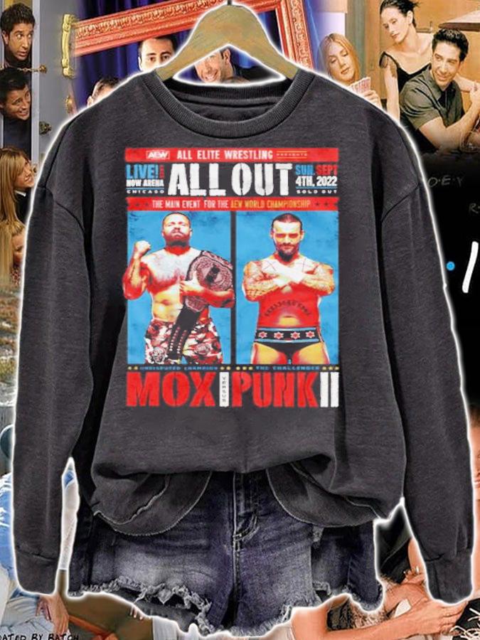 Main event Jon Moxley vs CM Punk shirt t-shirt