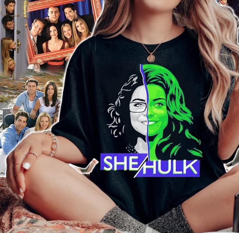 Marvel Studios She Hulk Jen Walters Split shirt t-shirt woman shirt