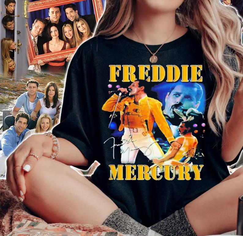 Queen's Freddie Mercury Queen Retro Vintage Shirt t-shirt