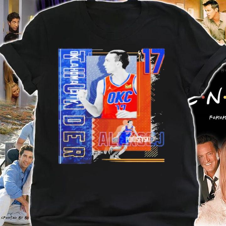 Aleksej Pokusevski Basketball Paper Poster Thunder 2 Shirt t-shirt