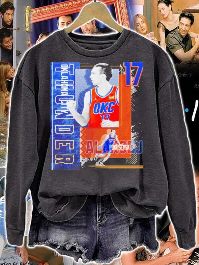 Aleksej Pokusevski Basketball Paper Poster Thunder 2 Shirt t-shirt