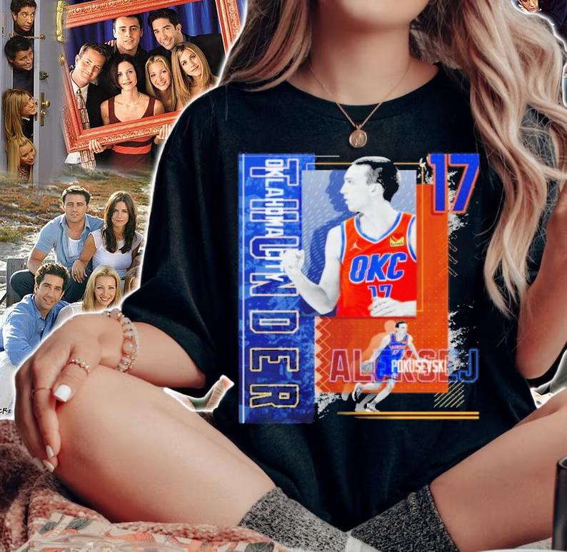 Aleksej Pokusevski Basketball Paper Poster Thunder 2 Shirt t-shirt