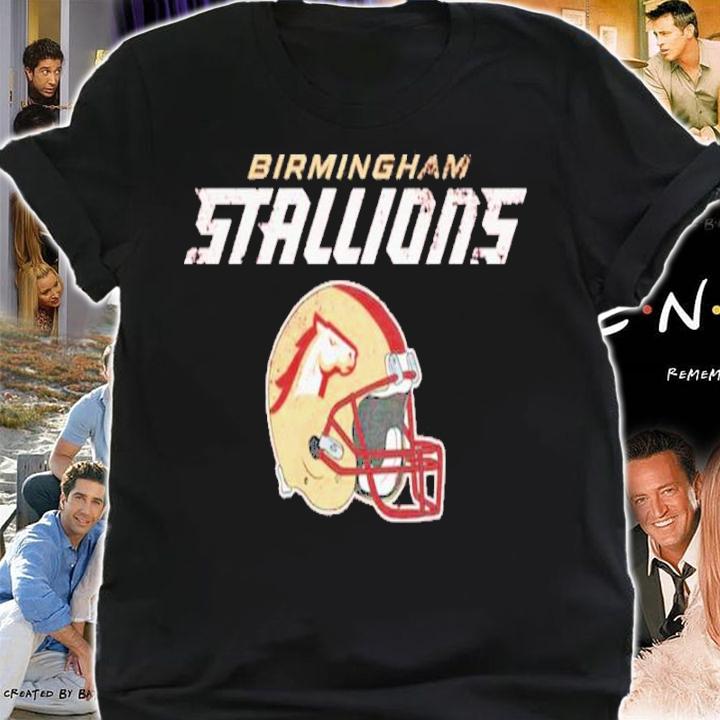 Birmingham Stallions Helmet Vintage Shirt t-shirt