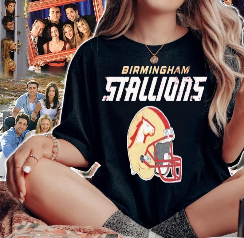 Birmingham Stallions Helmet Vintage Shirt t-shirt