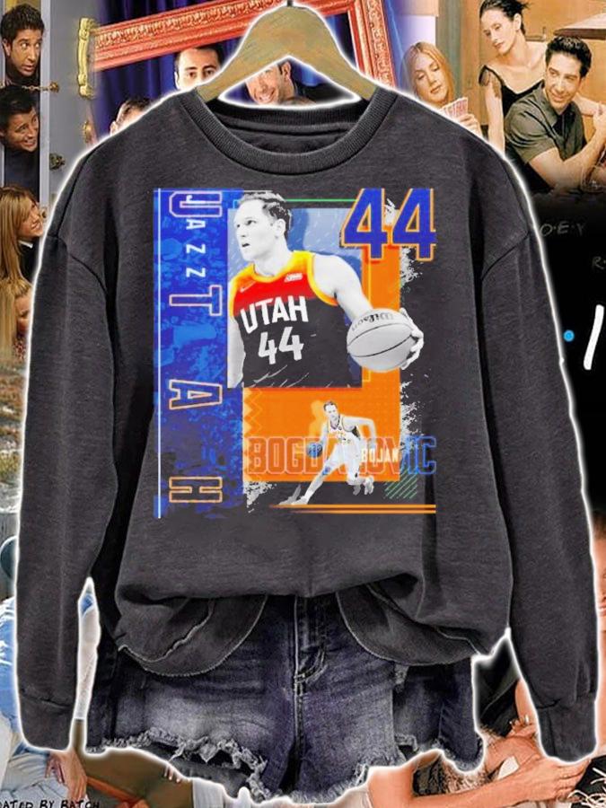 Bojan Bogdanovic Basketball Paper Poster Jazz 2 Shirt t-shirt