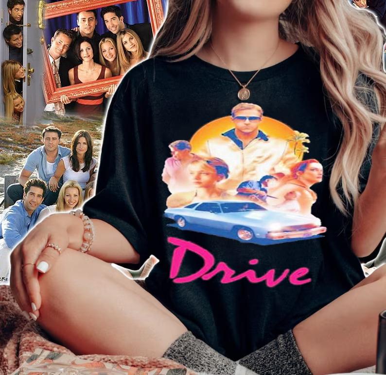 Characters Design In Drive Movie T-Shirt t-shirt woman shirt