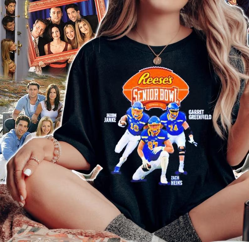 Jaxon Janke Garret Greenfield Zach Heins Reese's Senior Bowl 2023 Shirt t-shirt woman shirt