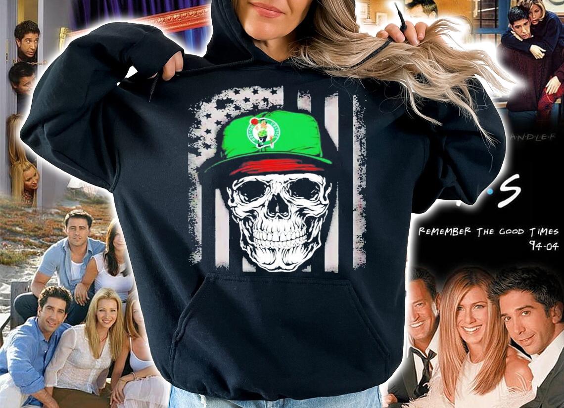 Skull Rock With Hat Boston Celtics Halloween Shirt t-shirt
