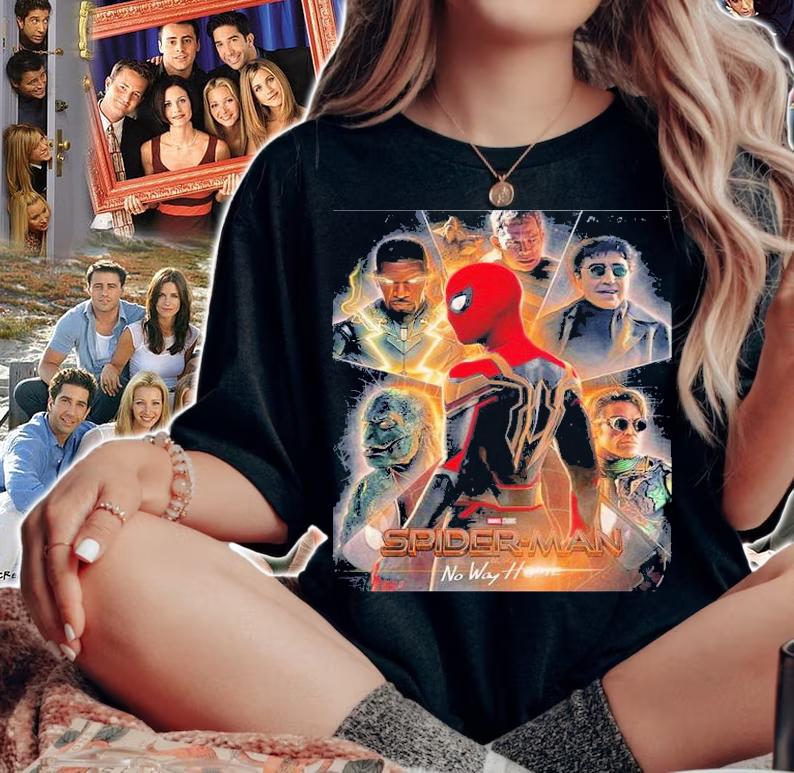 Spider-Man New No Way Home Poster Movie Shirt t-shirt